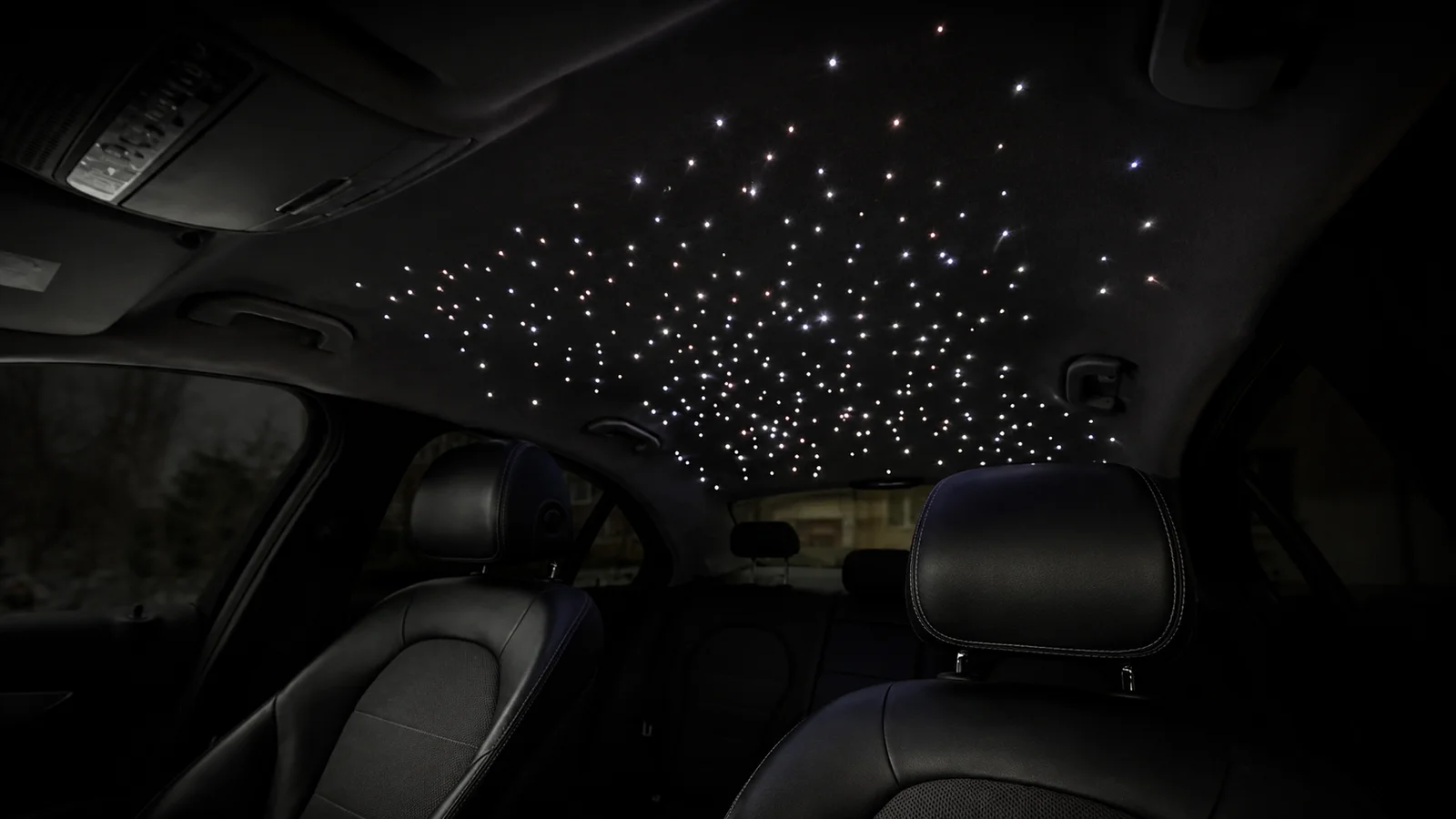 Установка ambient light и звёздного неба в салоне: как это делается
