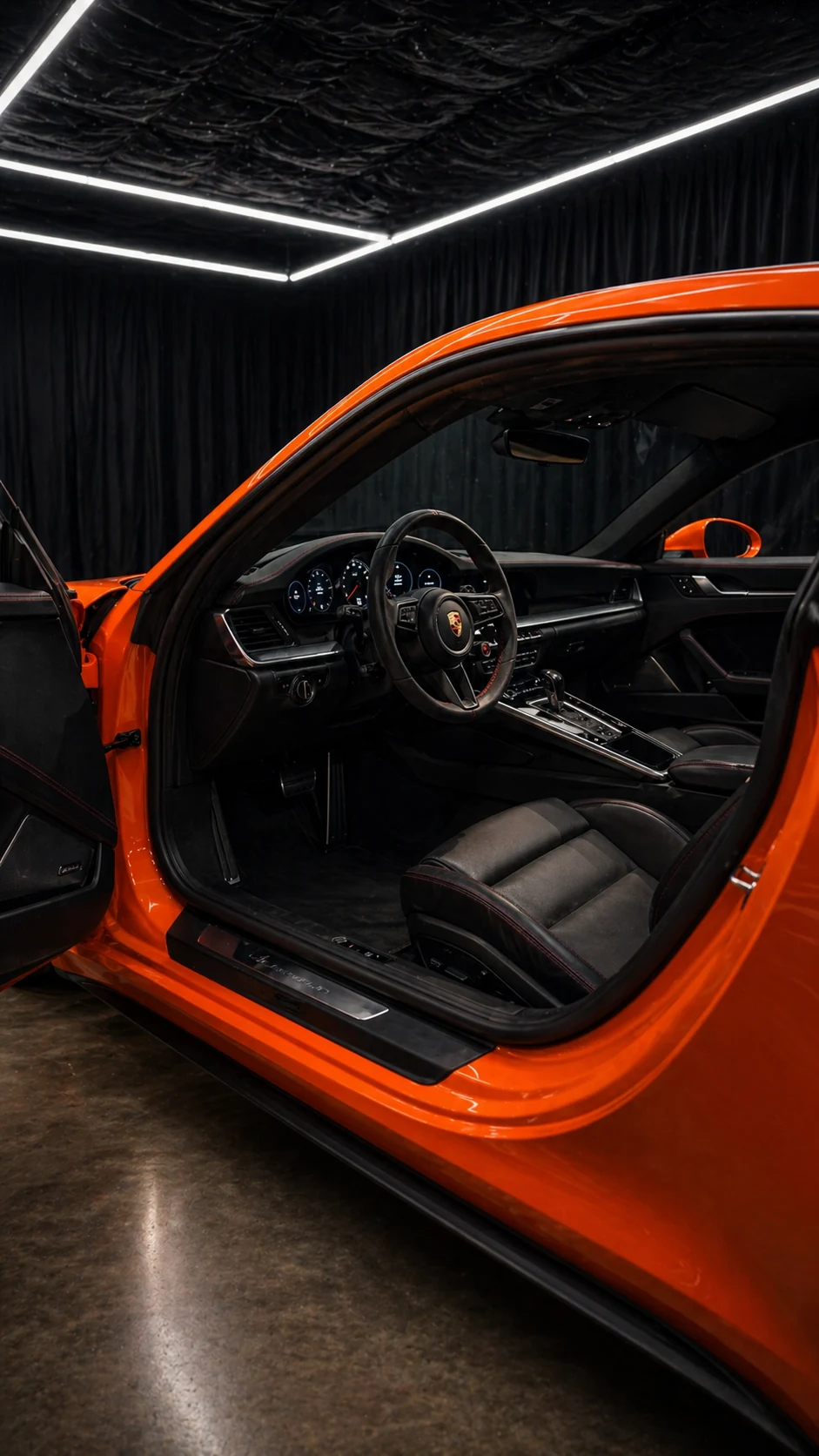 Салон Porsche 911 в Gamble — раздел интерьер